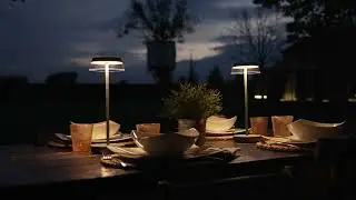 Lampada Led ricaricabile ILUNA - Colore salvia