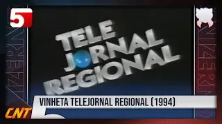 Telejornal Regional | Vinheta de Abertura | CNT Interior SP (1994)