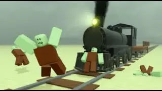 Играю в зомби поезд с Кошкой Машей