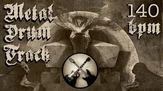 Realistic Groovy Metal Drum Track 140 Bpm