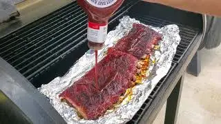 Smoked Pork Spare Rib Sandwich on the Pit Boss Pellet Grill (The Backyard Griller)