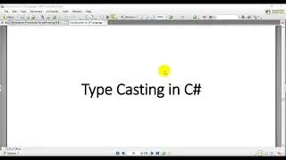 9 - Type Casting in C# | Type Conversion in C# | Explicit and Implicit Type Casting