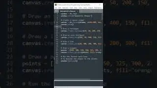 From Lines to Polygons: Tkinter Geometry in Python | #shorts #viral #tutorial