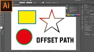 How to use offset path in adobe illustrator | offset path in illustrator |Adobe illustrator tutorial