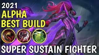 ALPHA BEST BUILD 2021 | TOP 1 GLOBAL ALPHA BUILD | ALPHA GENERAL VOID VILLIAN SKIN GAMEPLLAY - MLBB