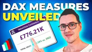 The DAX measures behind THIS KPI Card in Power BI!
