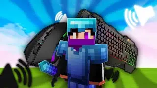 MOUSE & KEYBOARD SOUNDSCLICKS | [SKYWARS] | 1080p 60fps | MINECRAFT BEDROCK EDITION *ASMR*