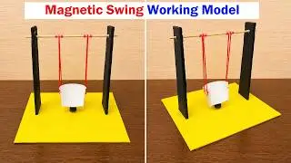 magnetic swing working model science project - diy | DIY pandit