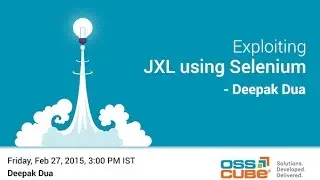Exploiting JXL using Selenium
