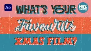 Christmas 2022 3D Type | After Effects Animation Workflow