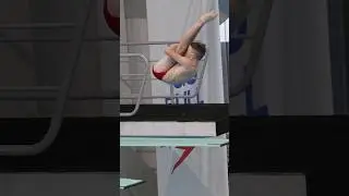 Diving Inward 1 1/2 Somersaults 3m Boys Springboard 10 Years Old