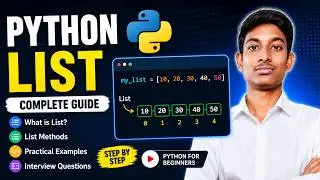 Python List Explained in Telugu 🐍 | Easy Examples + Practice