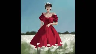 Speedpaint #1 | The Woman in The Red Dress