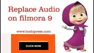 How to replace audio in a video? how to extract audio in wonder share filmora 9 || Easy tutorial