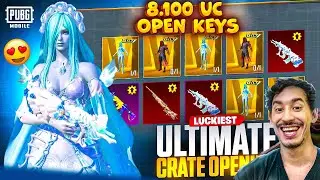 😱 DONATER OBUNACHIM O'Z AKKAUNTINI BERDI ||🔥 8.100 TEKINGA TUSHIRBERDIM KEYS OCHISHGA - PUBG MOBILE