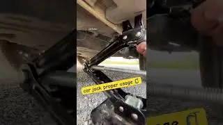 car jack proper usage #shorts #carcare #carmaintenance #cartips #tipsandtricks
