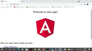 Learn Angular, running your first angular component on live server