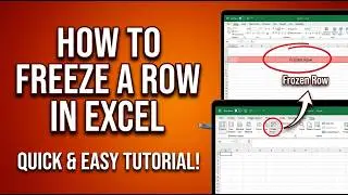 How to Freeze a Row in Excel (2026 Guide)