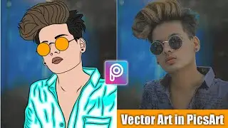 Vector Art | Cartoon PicsArt 2020 Latest Photo Editing in PicsArt | RTWORLD