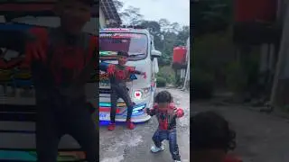 Dimas dan hanin cosplay spiderman #shorts