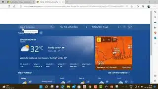 How to Check weather information windows laptop Hindi tutorial