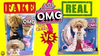 lol omg collectors doll nye queen fake unboxing. real lol vs fake lol yaydaytv