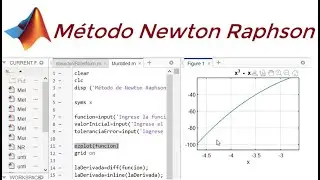 Método Newton Raphson en Matlab