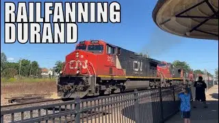 Railfanning in Durand, MI!