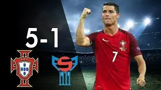 Portugal vs Faroe Islands 5-1 - Highlights & Goals - Qualfication World Cup 2018 31/08/17 - HD