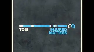 Tosi - Injured Matters (bathsh3ba & m. fleury glitter mix) Plastiq Records ‎10032620