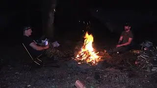 UK Wild Camping In Hammock | Cooking Steaks | Relaxing
