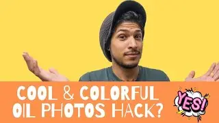 COLORFUL OIL PHOTO TRICK! - Easy Photo Hacks 2021