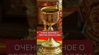САМОЕ ВАЖНОЕ о СВЯТОМ ПРИЧАСТИИ