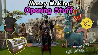 (2021) RuneScape 3 Money Making: OPENING 10 HARD TREASURE TRAIL CASKETS + CLUE SCROLL PET!