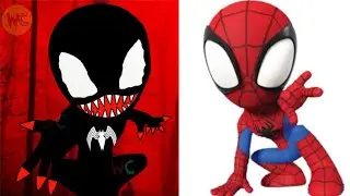 Spidey And His Amazing Friends Horror Version Art 2023 | spider-man | superhero | scary | monster