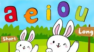 🎶Jolly Phonics Vowel Song: Learning Long and Short Vowel Sounds for Kids!