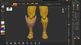 Estudo Zbrush - Wolverine Bota