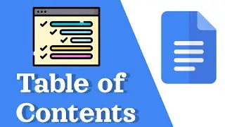 how to add table of contents in google docs