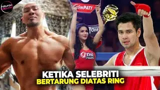 Pertarungan Artis! 10 Seleb Macho Indonesia yang Pernah Bertarung di Atas Ring