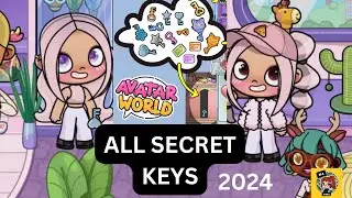 WHERE to find  ALL SECRET KEYS IN AVATAR WORLD - EfaWorld
