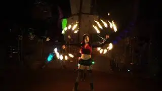 Fire Fan Duo : Rhune @ Big Dub Festival