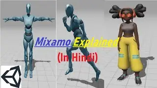 How to Animate Characters in Unity 3D | Importing Free Character and Animation from Mixamo in Hindi