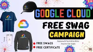 Free Google Swags for Everyone 🔥 Free Google T-shirts | Free Training + Certificate by Google Cloud