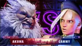 Street Fighter 6 - Akuma Vs Cammy (#cronos Vs #wafasama )