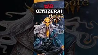 RAÇA SECRETA de #bg3 JOGÁVEL em #dnd5e | Githzerai