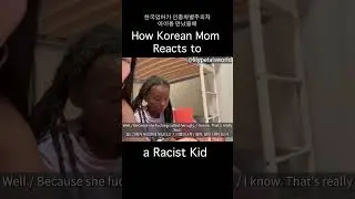 How Korean Mom Reacts to a Racist kid 한국엄마가 인종차별주의자 아이를 만났을때