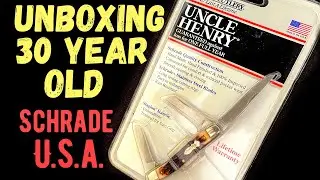 Opening a Schrade USA 897uh pocket knife