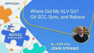 Where Did My GLV Go? – Git SCC, Sync, and Rebase