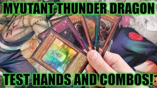 HOW TO PLAY A MYUTANT THUNDER DRAGON DECK! TEST HANDS AND COMBOS! (DECEMBER 2021) YUGIOH!