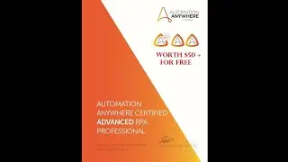 Automation Anywhere Certified Advanced RPA Professional Prep+Exam (version 11)-Worth $50 | Mr hackyy